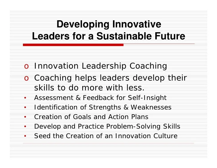 Leadership Practices You Need to Build a Culture of Innovation